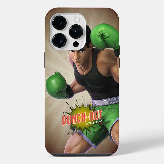 Coque iPhone Punch Out (Sport de boxe) | (Verso)