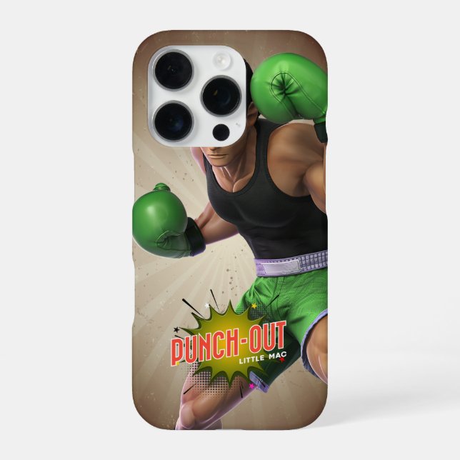 Coque iPhone Punch Out (Sport de boxe) | (Verso)