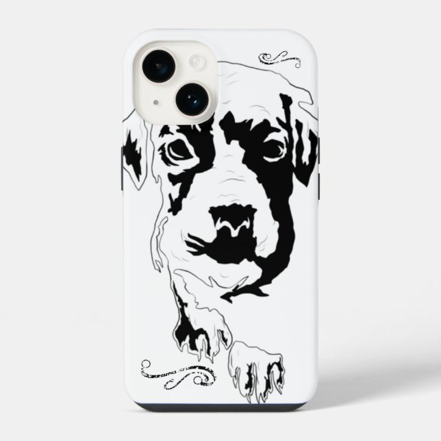 Coque iPhone Puppy X Love 1 (Verso)