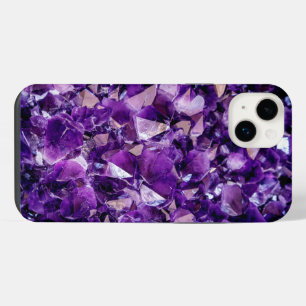 Purple Amethyst Crystal Gems IPhone Samsung Coque