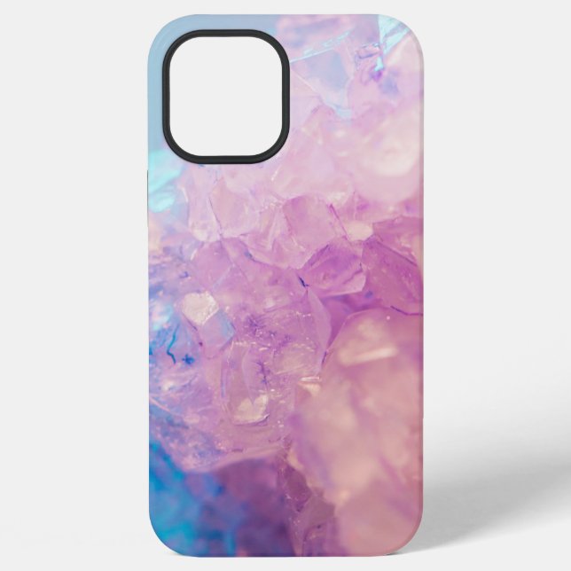 Coque iPhone Purple Crystal (Verso)