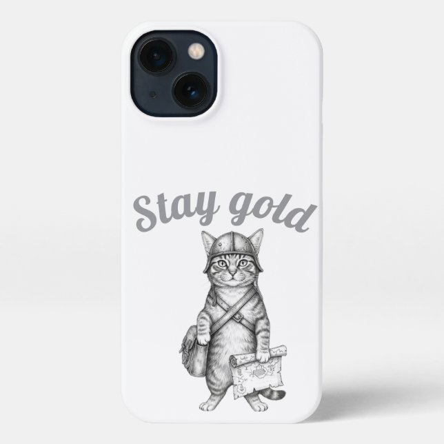 Coque iPhone Purr-fect Chat Maman Téléphone esthétique (Verso)