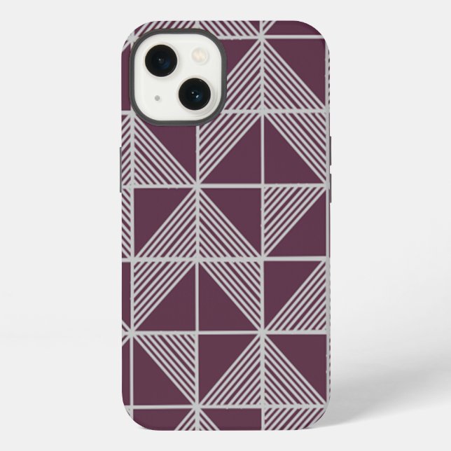 Coque iPhone Puzzle Art Déco (Verso)