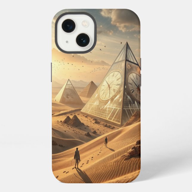 Coque iPhone Pyramides du silence (Verso)