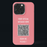 Etui iPhone 13 Pro QR Code Ajouter un message spécial Romantic Surpri<br><div class="desc">Choisissez Couleurs et Police - Votre code QR spécial Info et texte personnalisé Cadeau moderne personnalisé - Ajouter votre code QR - Image ou logo - photo / Texte - Nom ou autre information / message - Redimensionner et déplacer ou ajouter des éléments - Image / Texte avec outil de...</div>