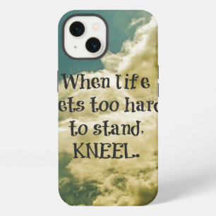 Etui iPhone 13 Quand la vie devient trop dure à supporter, agenou