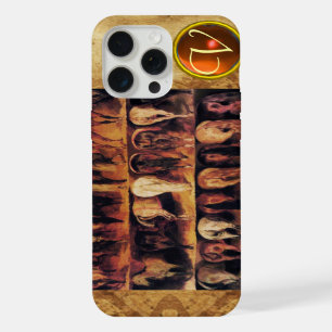 Coque iPhone 15 Pro Max Quartier arrière du cheval, Gem d'agate orange Mon