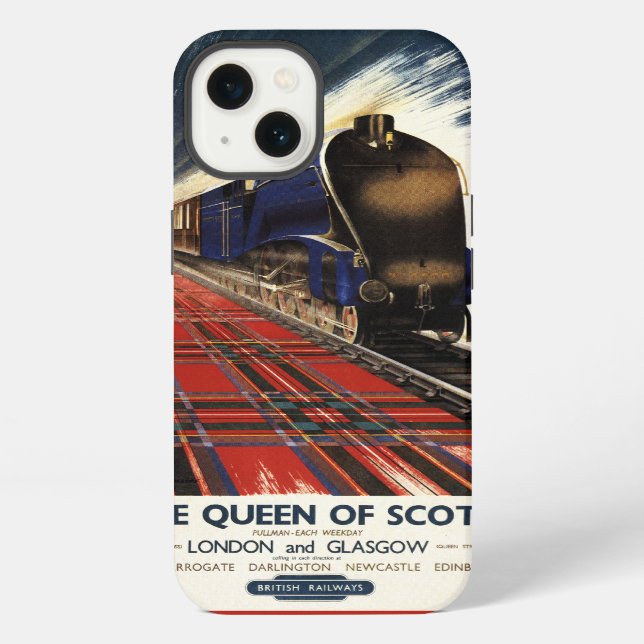 Coque iPhone Queen of Scots Pullman Train (Verso)