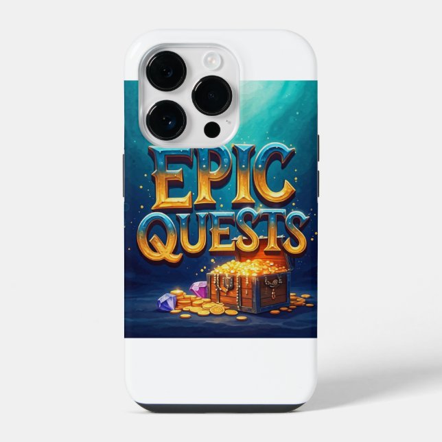 Coque iPhone Quêtes épiques (Verso)