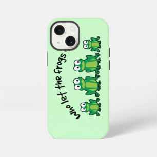 Etui iPhone 13 Mini Qui a laissé les grenouilles sortir?
