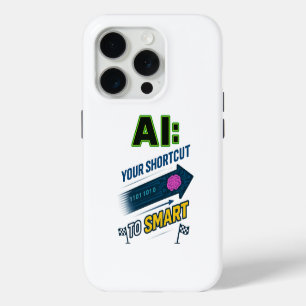 Coque iPhone 15 Pro Raccourci IA vers l'intelligence artificielle drôl