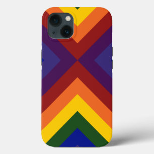 Etui iPhone 13 Rainbow Chevrons