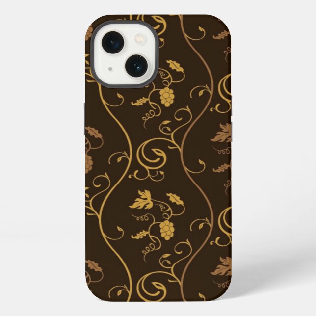 Coque iPhone Raisins décor (Verso)