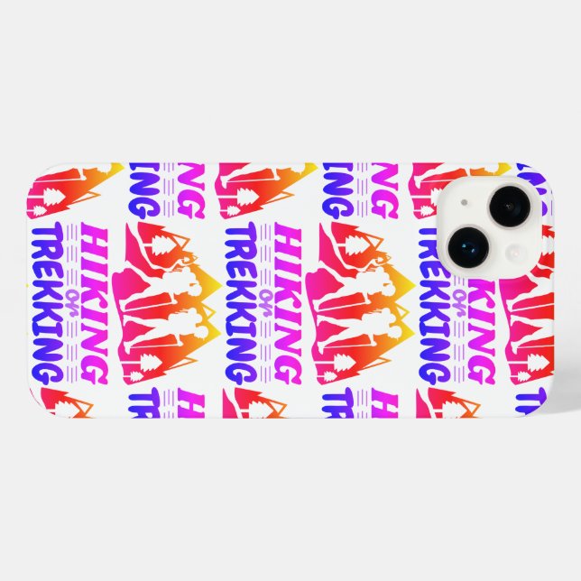 Coque iPhone Randonnée ou trekking (Verso Horizontal)