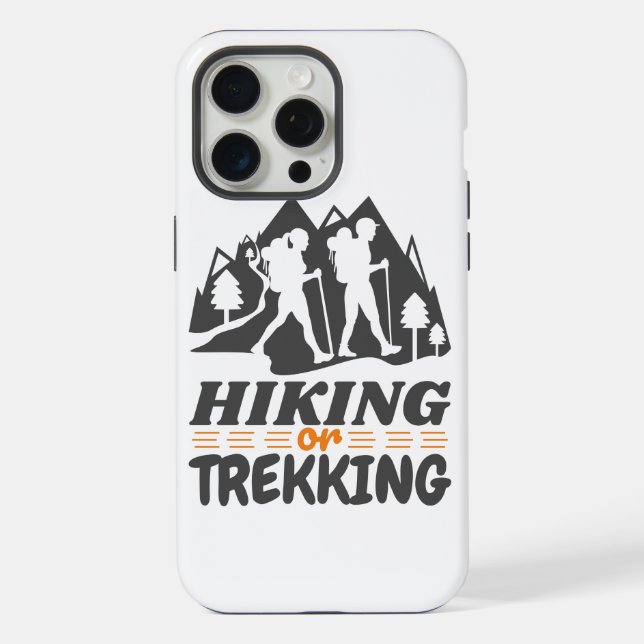 Coque iPhone Randonnée ou trekking (Verso)