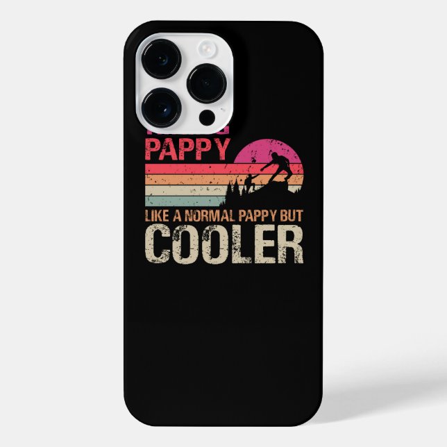 Coque iPhone Randonnée Pappy Comme Un Pappy Normal Mais Glacièr (Verso)