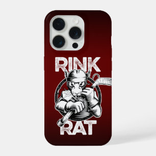 Coque iPhone 15 Pro Rat de patinoire de hockey