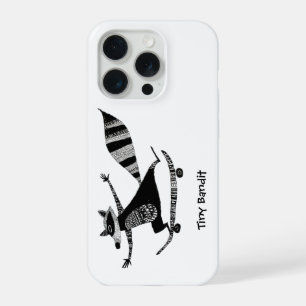 Coque iPhone 15 Pro Raton laveur en skateboard – Animal fantaisiste Ra