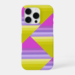 Coque iPhone 16 Pro Rayé, brillant, arc-en-ciel