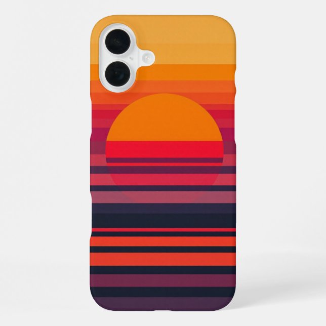 Coque iPhone Rayon de fond (Verso)