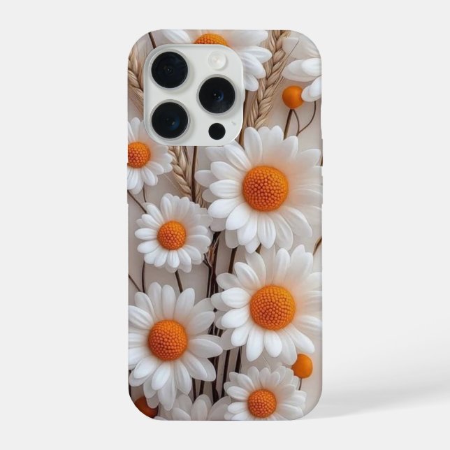 Coque iPhone Rayonnement Floral Baigné de Soleil (Verso)