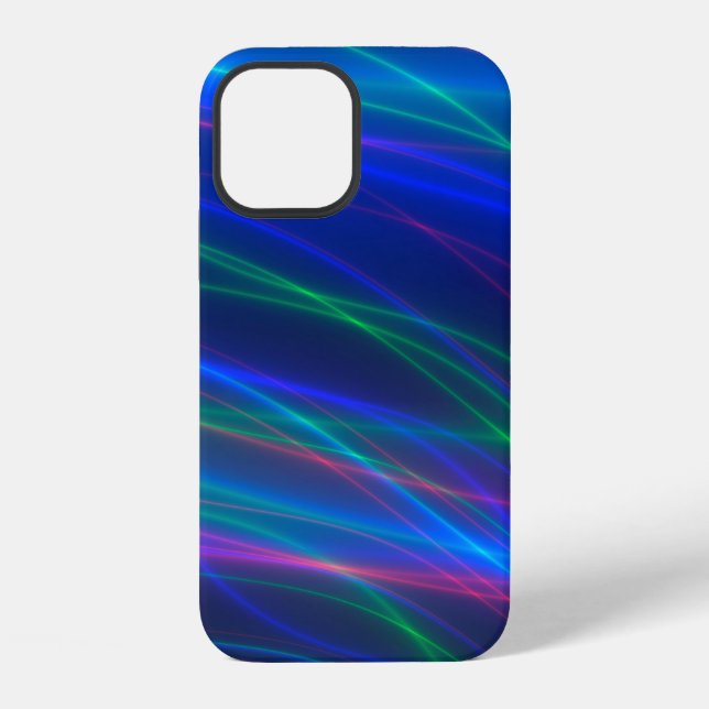 Coque iPhone Rayons multicolores lumineux (Verso)