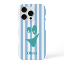 Rayure bleu ciel Mint Sourire excentrique