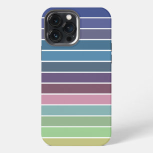 Etui iPhone 13 Pro Max Rayures arc-en-ciel