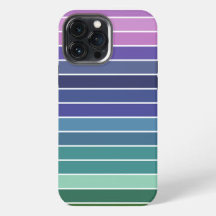 Etui iPhone 13 Pro Max Rayures arc-en-ciel