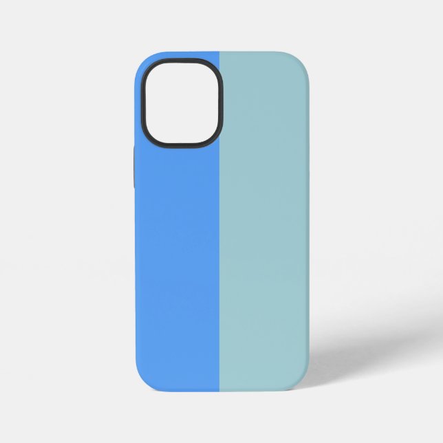 Coque iPhone Rayures bleues (Verso)
