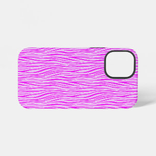 Coque iPhone 12 Mini Rayures de zèbre dans une impression de safari ros