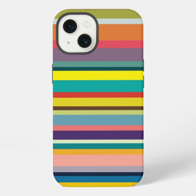 Coque iPhone Rayures horizontales (Verso)