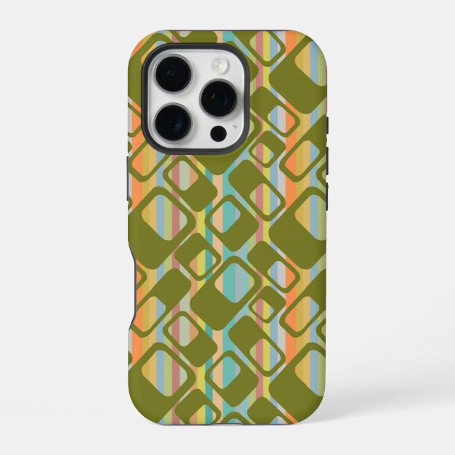 Coque iPhone Rayures MCM  (Verso)