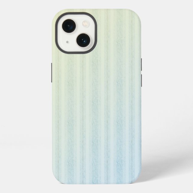 Coque iPhone Rayures pastel (Verso)