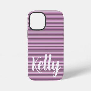 Coque iPhone 12 Mini Rayures roses