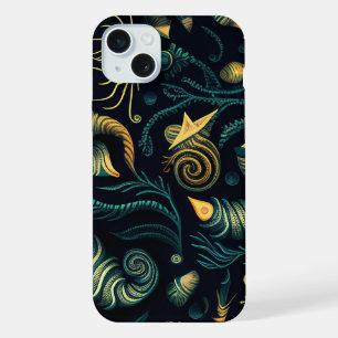Coque iPhone 15 Plus Récifs Dorés