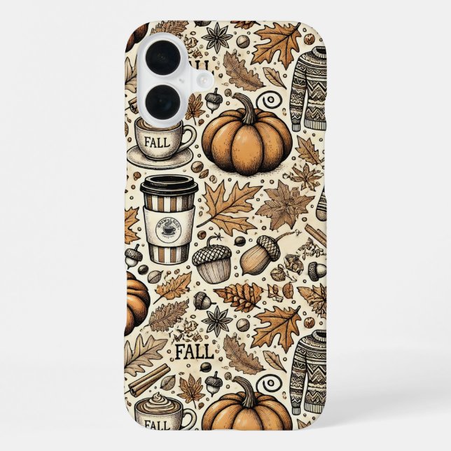 Coque iPhone Récolte d'automne (Verso)