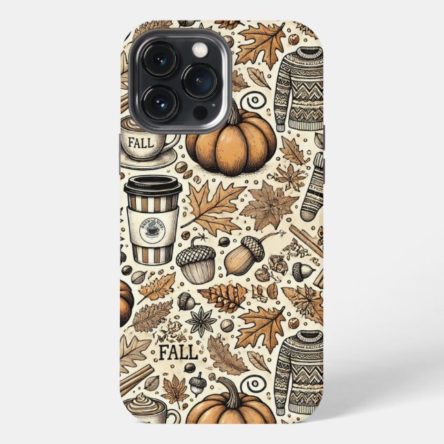 Coque iPhone Récolte d'automne (Verso)