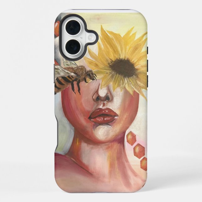 Coque iPhone Récolte de miel (Verso)