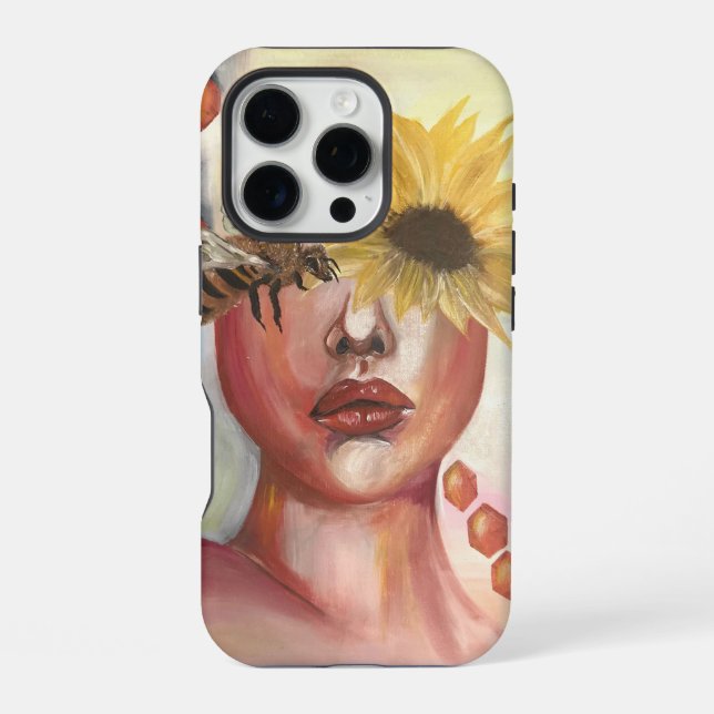 Coque iPhone Récolte de miel (Verso)