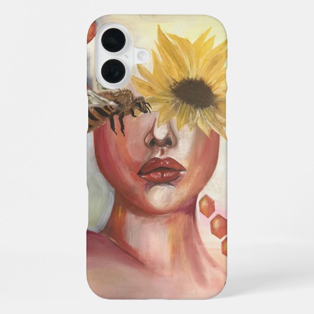 Coque iPhone Récolte de miel (Verso)
