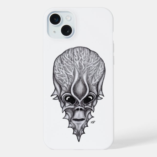 Coque iPhone Reconstruction faciale d'un crâne africain de visa (Verso)