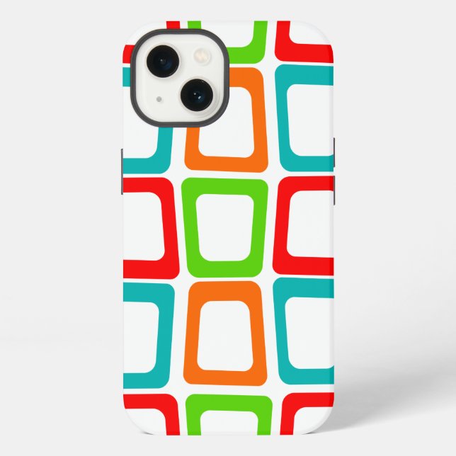 Coque iPhone Rectangles asymétriques  (Verso)