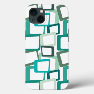 Etui iPhone 13 Rectangles Modernité Milieu de Siècle