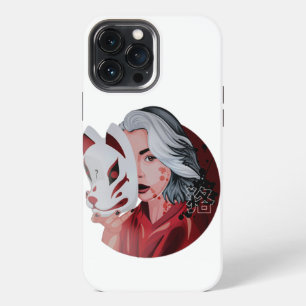 Etui iPhone 13 Pro Max Red Black Mujina Illustration iPhone 13 Pro Coques