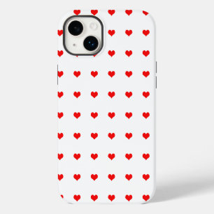 Red Hearts Motif Saint Valentin Mignonne Stylish