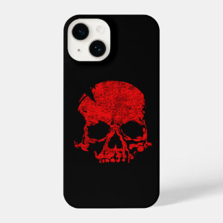 Coque Pour iPhone 14 Red Skull Cases 