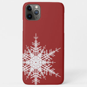 Coque iphone Red Snowflake