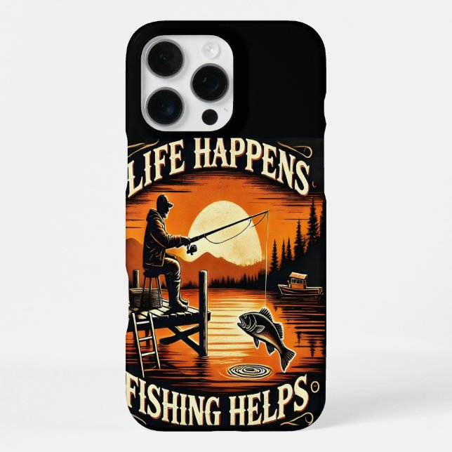 Coque iPhone Reflets du coucher de soleil sur l'eau (Verso)