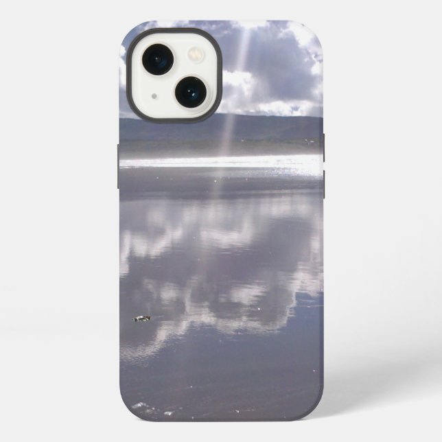 Coque iPhone Réflexions sur Irish Beach (Verso)